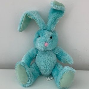 SOFT STUFFED TURQUOISE BUNNY